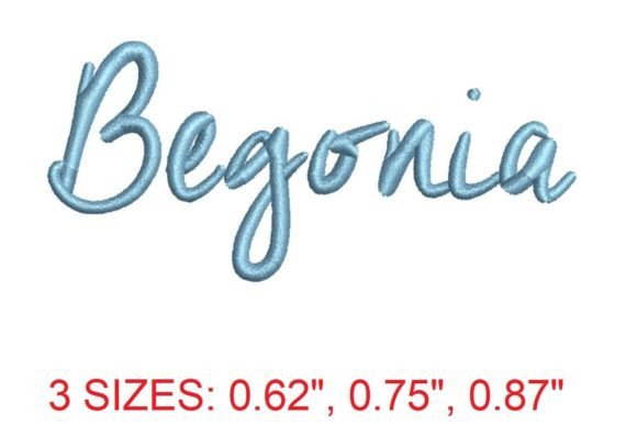 Begonia Embroidery Font: A Creative Journey for Every Stitcher
