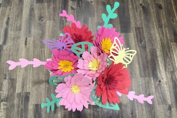 Cardstock Flower Bouquet