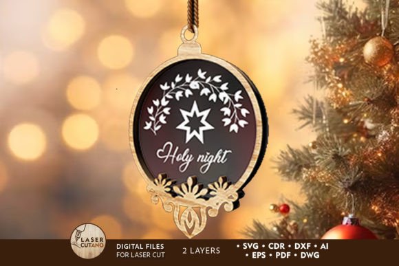CHRISTMA ORNAMENTS Multilayer Decoration: A Fusion of Tradition and Technology
