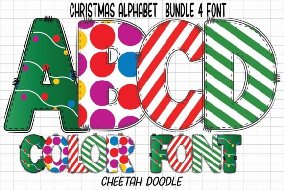 Christmas Alphabet: A Festive Font for Creative Projects