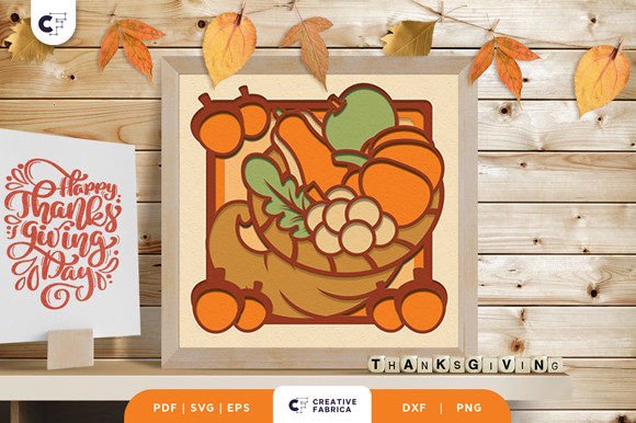 Cornucopia 3D Shadow Box SVG: A Strategic Addition for Creative and Business Use