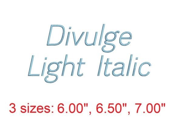 Divulge LT IT Embroidery Font: Precision and Creativity in Every Stitch