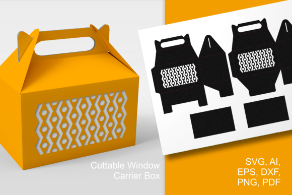 Dots N Jaggy Pattern Window Gable Box: A Creative and Practical Packaging Solution