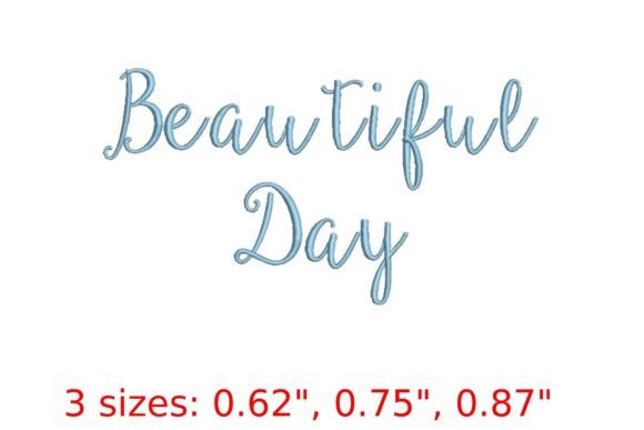 Embracing the Beauty of Every Stitch with the Beautiful Day Font