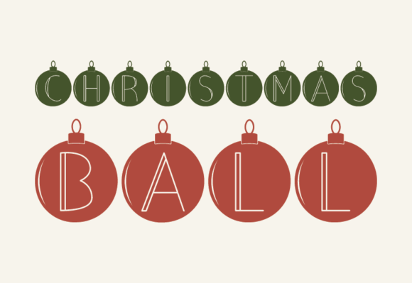 Embracing the Festive Spirit with Christmas Ball Font