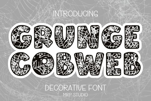 Grunge Cobweb: A Spooky and Adorable Addition to Your Creative Projects