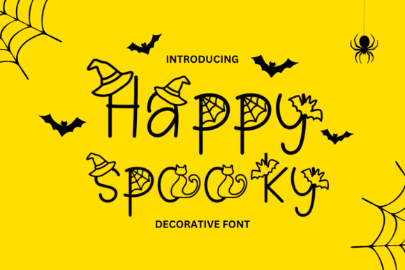 Happy Spooky: A Halloween-Inspired Font for Creative Expression