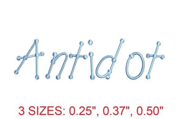 Introducing the Antidot Font