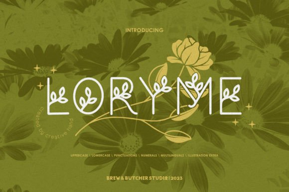 Loryme: A Versatile Decorative Typeface