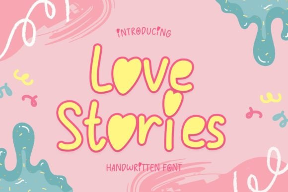 Love Stories: A Handwritten Font for Creative Projects