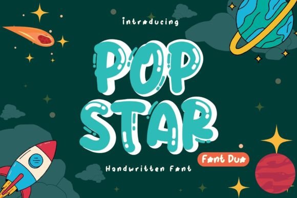 Pop Star: A Handwritten Font That Brings Playfulness to Your Designs