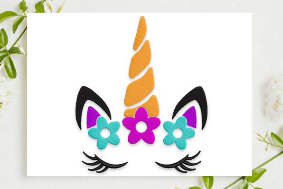 Pretty Eyes Unicorn Head