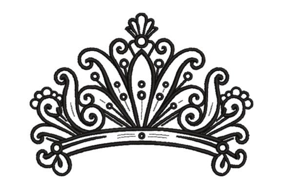 Princess Tiara: A Regal Embroidery Design for Modern Creators