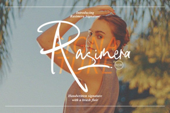 Rasimera: A Handmade Signature Font for Elegant Design