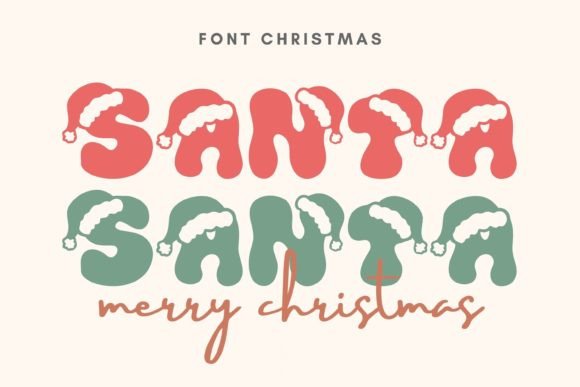 Santa Santa: A Festive Font That Brings Holiday Cheer to Every Design