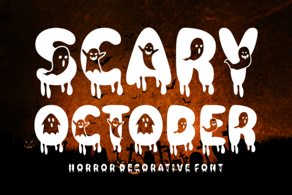 Scary October: A Playful Halloween Font for a Whimsical Touch