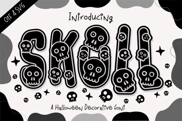 Skull: A Playful Halloween Font