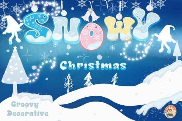 Snowy Christmas: A Quirky Font for Creative Workflows