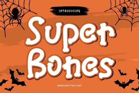 Super Bones: A Spooky Font for Creative Projects