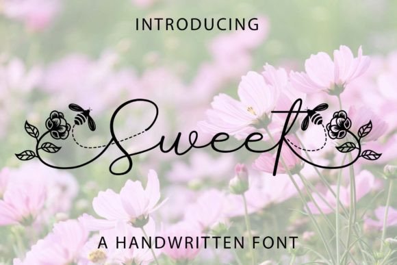 Sweet: A Stylish Handwritten Font for Elegant Design Projects