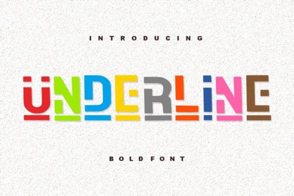 Underline: A Versatile Font for Creative Expression