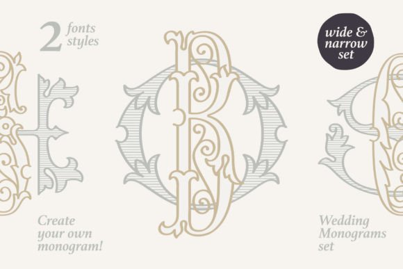 Wedding Monograms: Elegant Typography for Every Occasion